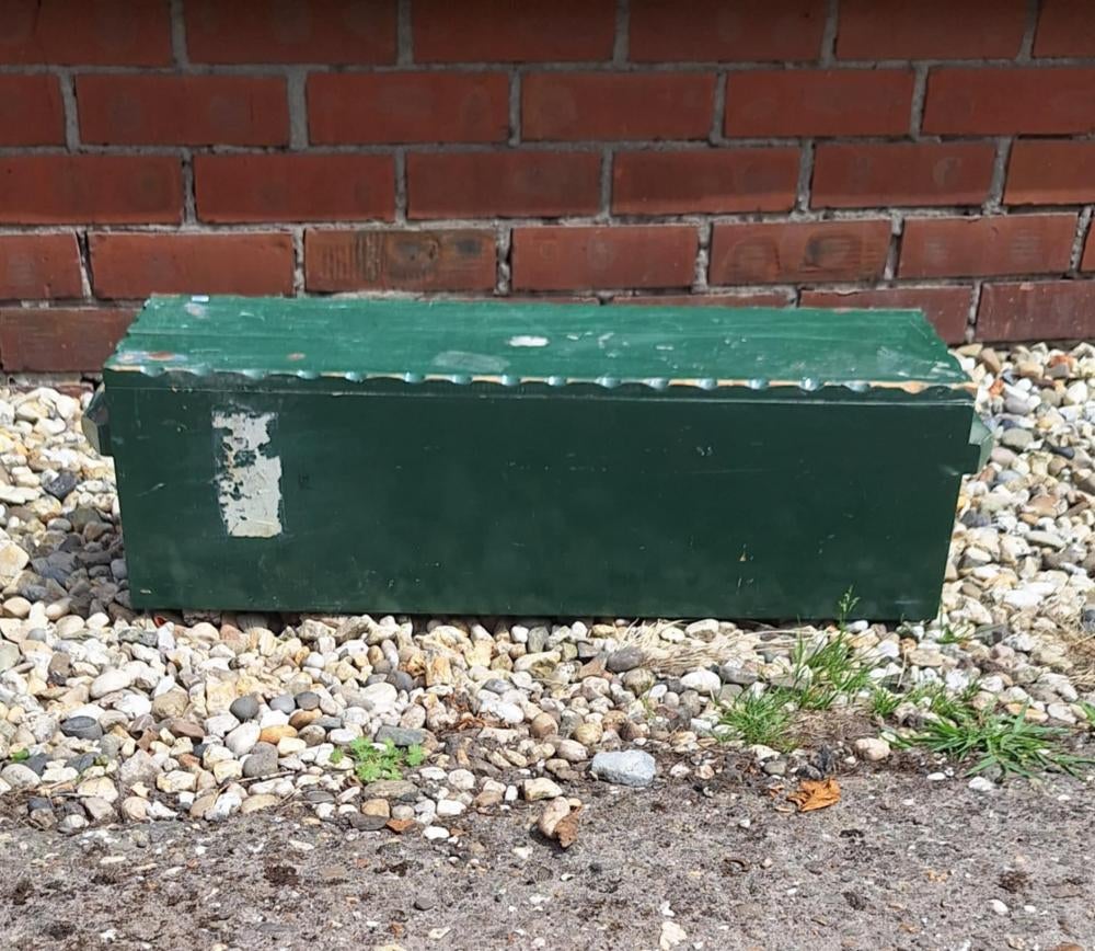 Leuke stevige griendwerkerskist, kist., Huis en Inrichting, Woonaccessoires | Kisten, Minder dan 50 cm, Gebruikt, 50 tot 100 cm