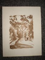 Bloemendaal / Oudere Tekening, Antiek en Kunst, Verzenden