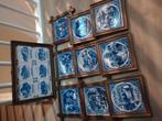 Delfts blauwe tegels, zeer gaaf! Betreft Hollandse ambachten, Antiek en Kunst, Ophalen of Verzenden