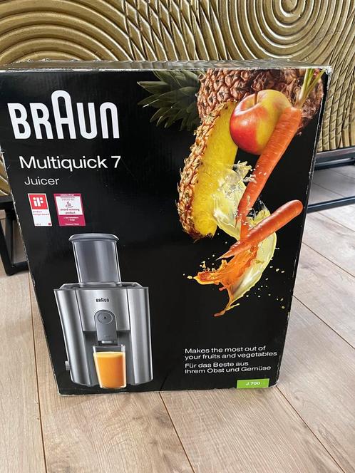 Braun Multiquick 7 juicer, Witgoed en Apparatuur, Juicers, Nieuw, Ophalen of Verzenden