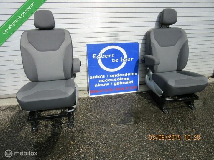 Stoel met / zonder armleuning Vivaro Trafic Primastar 01-14, Auto-onderdelen, Interieur en Bekleding, Opel, Gebruikt, Ophalen of Verzenden