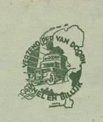 fact.AMERSFOORT 1944 EXPEDITIE VAN DOORN, Ophalen of Verzenden, Gebruikt, Overige typen