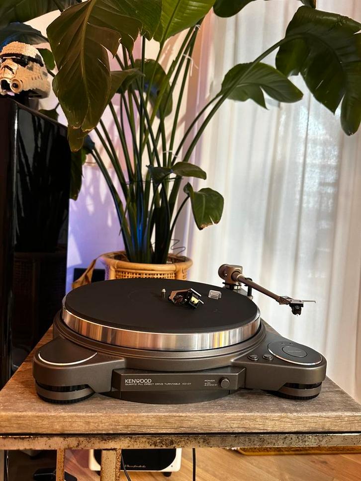 Prachtige Kenwood KD-07 high end platenspeler, Audio, Tv en Foto, Platenspelers, Zo goed als nieuw, Platenspeler, Overige merken