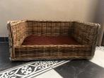 Rotan honden mand met kussen, Dieren en Toebehoren, Ophalen, Zo goed als nieuw, Riet
