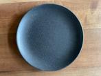Zwart bord 21 cm, Ophalen, Zo goed als nieuw, Bord(en), Effen