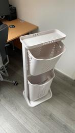 Dubbele wasmand, Ophalen, Nieuw, Wit