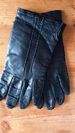 Leren Leren handschoenen. Maat M. Zwart., Ophalen of Verzenden, Zo goed als nieuw, Handschoenen