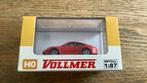 VOLLMER 1:87 Porsche 911(991)Carrera S Ferrari rood, Ophalen of Verzenden, Nieuw, Auto, Overige merken