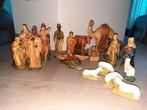 Antieke Gipsen Kerstgroep ca. 80 jaar oud, Diversen, Kerst, Ophalen of Verzenden