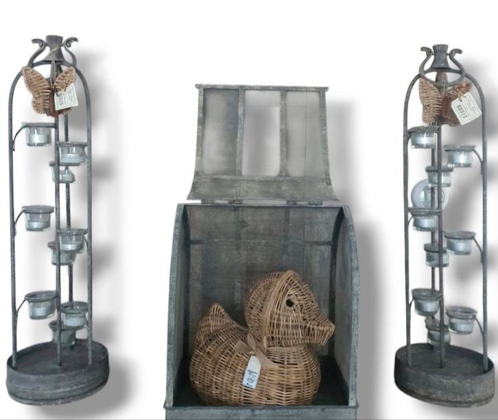 2 rivièra maison kandelaars & 1 rivièra maison lanern, Huis en Inrichting, Woonaccessoires | Overige, Ophalen of Verzenden