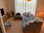 Comfortabele Grijze Elementenbank met hocker  ‘Candy’, Huis en Inrichting, Banken | Bankstellen, Ophalen, 250 tot 300 cm, Gebruikt