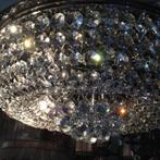 Grote kristallen plafondlamp kroonluchter swarovski - zilver, Huis en Inrichting, Lampen | Kroonluchters, Ophalen of Verzenden