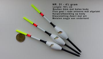 KARPERDOBBER HANDBUILT NR. 31 / 4½ gram beschikbaar voor biedingen