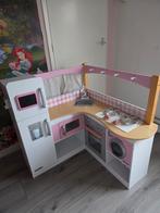 Leuke houten speelkeuken, Kinderen en Baby's, Speelgoed | Speelkeukens, Ophalen, Zo goed als nieuw, Hout, Speelkeuken