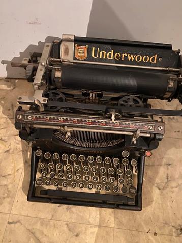 Antieke Underwood Typemachine - Decoratief Object Vintage Ka beschikbaar voor biedingen