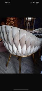 Eric kuster richmond stijl eettafel met 4 stoelen, Ophalen, Glas, Richmond eric kuster, Rond