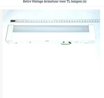 Retro Vintage Armatuur voor TL lampen n 4 beschikbaar voor biedingen