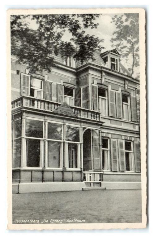 Apeldoorn, Jeugdherberg "De Spreng", Verzamelen, Ansichtkaarten | Nederland, Ongelopen, Gelderland, 1940 tot 1960, Verzenden