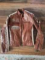 Motor jacket, Bruin, Ophalen of Verzenden, Zo goed als nieuw, Jasje