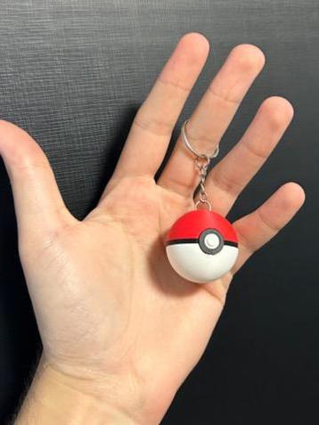 3D-geprinte Pokémon Bal Sleutelhanger beschikbaar voor biedingen