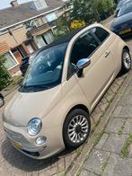 Fiat 500 1.2 C 2014 Bruin, Auto's, Fiat, Stof, 4 cilinders, Handgeschakeld, Grijs