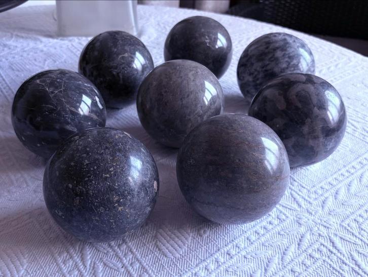 Marmeren Sierballen - 10cm, Huis en Inrichting, Woonaccessoires | Overige, Zo goed als nieuw, Ophalen