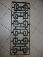 Brocante hekje deurrooster raamrooster smeedijzer zwart, Ophalen