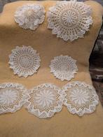 Vintage Gehaakte Kleedjes - Set van 7, Huis en Inrichting, Ophalen of Verzenden, Gebruikt, Rond, Binnen
