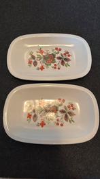 Retro serveerschaaltje 2 x, Ophalen of Verzenden