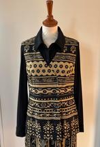 Vintage Bogie gilet zwart/ goud, maat  40, Kleding | Dames, Maat 38/40 (M), Overige typen, Zwart, Ophalen of Verzenden