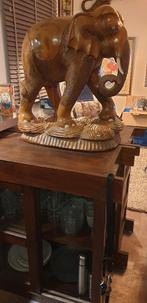 Xxl houten olifant, Antiek en Kunst, Kunst | Beelden en Houtsnijwerken, Ophalen
