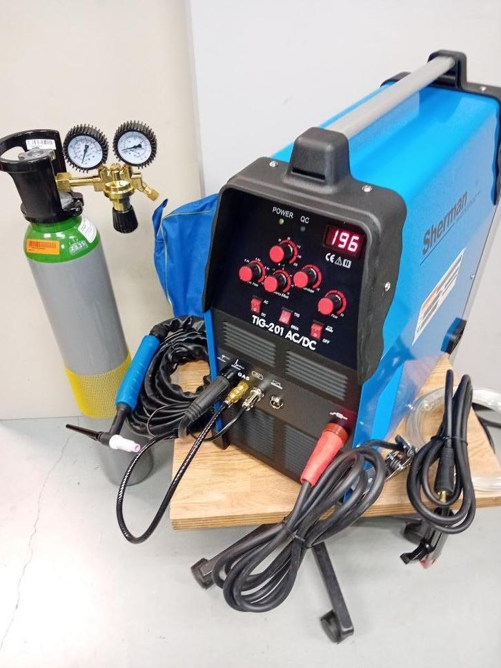 Tig Lastoestel AC/DC Kimach Sherman 201 AC DC lasapparaat, Doe-het-zelf en Verbouw, Gereedschap | Lasapparaten, Nieuw, Overige typen