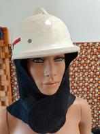 Vintage brandweerhelm, Gedragen, Ophalen of Verzenden