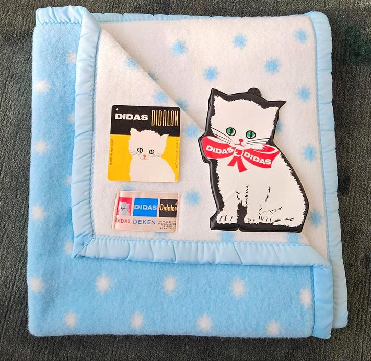 Vintage Dralon Didas Deken - Nieuw in Tas, Kinderen en Baby's, Dekens, Slaapzakjes en Inbakerproducten, Nieuw, Deken, 100 cm of meer