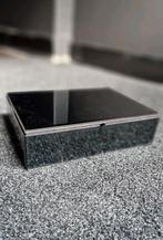 Lifestyle spiegeldoosje spiegelbox zwart/zilver sieradendoos, Minder dan 50 cm, Glas, Minder dan 50 cm, Minder dan 50 cm