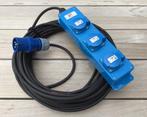 CEE 16A camping stekkerblok met 20 meter kabel 230V, Caravans en Kamperen, Verzenden, Nieuw
