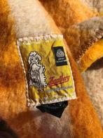 Zaalberg vintage scheerwol warme deken met ruiten 140x219, Ophalen of Verzenden, Gebruikt