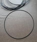 Zwart metalen ring 35 cm doorsnee, Ophalen of Verzenden, Nieuw, Haken, Overige typen