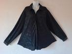 Nieuwe Feestelijke Zwarte Yesta Blouse Mt 3- 50/52/54, Ophalen of Verzenden, Nieuw, Zwart, Blouse of Tuniek