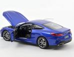 BMW M850i 2019 Blauw metallic NOREV schaal 1/18 ref. 183286, Hobby en Vrije tijd, Modelauto's | 1:18, Verzenden, Nieuw, Auto, Norev