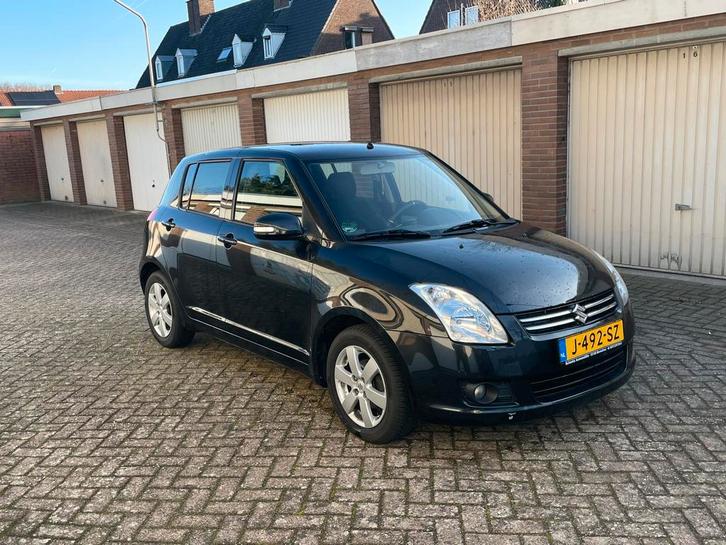 Suzuki Swift 1.3 5D 2010 Zwart, Auto's, Suzuki, Particulier, Swift, ABS, Airbags, Airconditioning, Centrale vergrendeling, Elektrische ramen