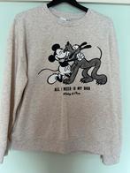 Licht grijze Mickey Mouse trui maat L, Kleding | Dames, Truien en Vesten, Maat 42/44 (L), Ophalen of Verzenden, Zo goed als nieuw