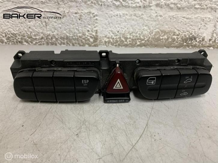 Paniekverlichtingschakelaar Mercedes C-klasse W203 00-'07, Auto-onderdelen, Dashboard en Schakelaars, Mercedes-Benz, Gebruikt