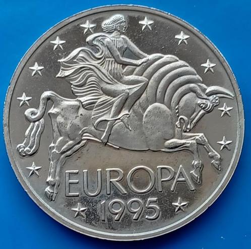 Europa euro-ecu 1995 (koper-nikkel), Postzegels en Munten, Penningen en Medailles, Overige materialen, Nederland, Verzenden