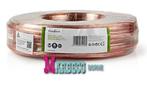 Luidsprekerkabel, 2x 1,50 mm², 100 m, Speaker, Transparant, 10 meter of meer, Nedis, Nieuw, Info@marbeco.nl