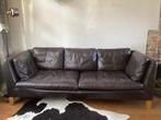 IKEA Stockholm 3-zitsbank - Bruin Leer, Ophalen, Gebruikt, Driepersoons, Rechte bank