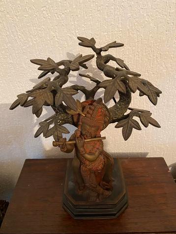Krishna van brons beschikbaar voor biedingen