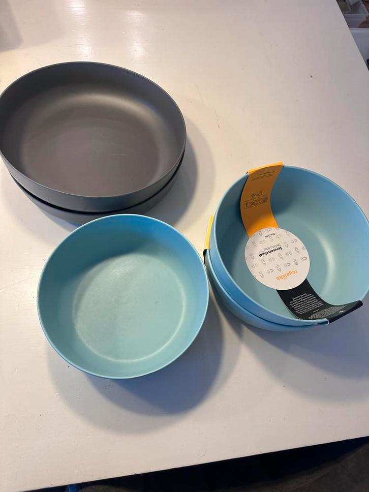 Royal VKB Schalen Set, Huis en Inrichting, Keuken | Tupperware, Zo goed als nieuw, Schaal, Blauw, Ophalen of Verzenden