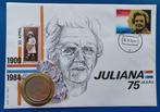 Numisbrief Prinses Juliana 75 jaar - 1984, Verzenden, Koningin Juliana, 2½ gulden, Setje