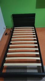 Bed met ingebouwde led verlichting 90x200 cm, Ophalen, Overige materialen, 90 cm, Eenpersoons